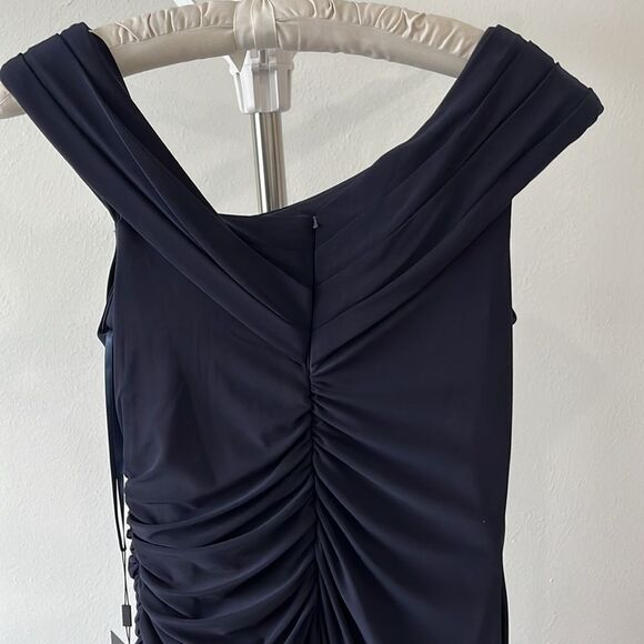 Ieena Mac Duggal 26517 Sleeveless Foldover Off Shoulder Gown Dress NWT Women’s 8 - Picture 11 of 14